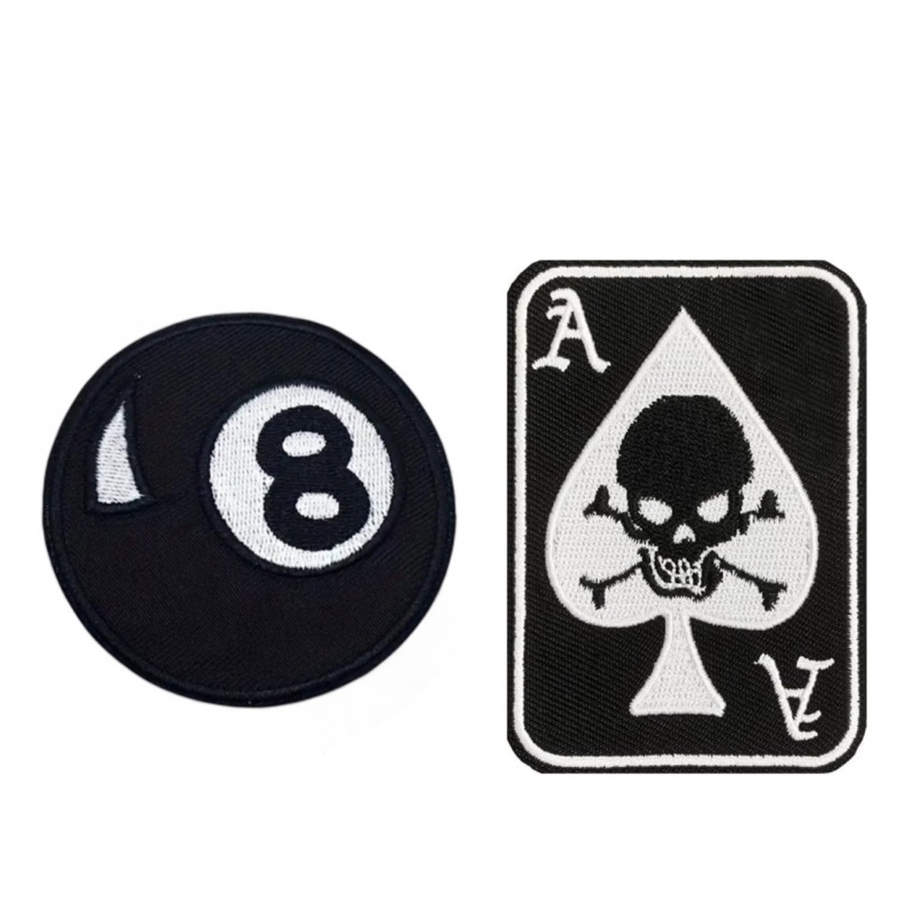 NEW! 2 Embroidered Patches